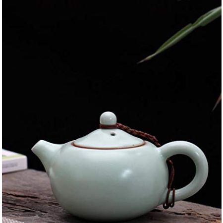 Ruya Tea Kettles Ceramic kung Fu Tea Set Tea Maker Jingdezhen Ru Porcelain Art Teapot Collect-Play #03
