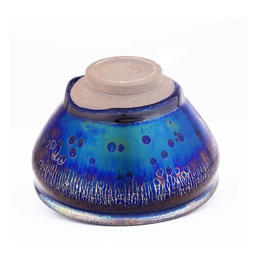Chinese Tea Cup Ceramic Jianzhan Teaware Handmade Unique Multi-use Porcelain Tea Bowl Color Focus Luxurious Kung Fu Tenmoku