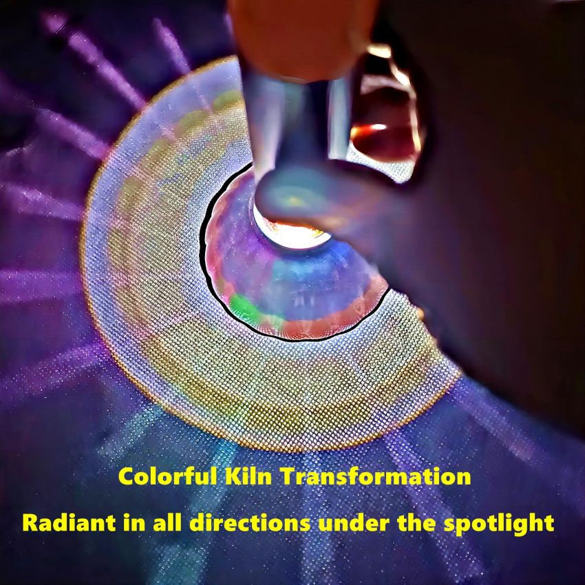 Colorful Tenmoku Tea Cup, 5 oz Jianzhan Ceramic Tea Cup with Lotus Decorations in Bottom, Chinese Small Kungfu Tea Cup, Ideal Gift for Cup Lovers