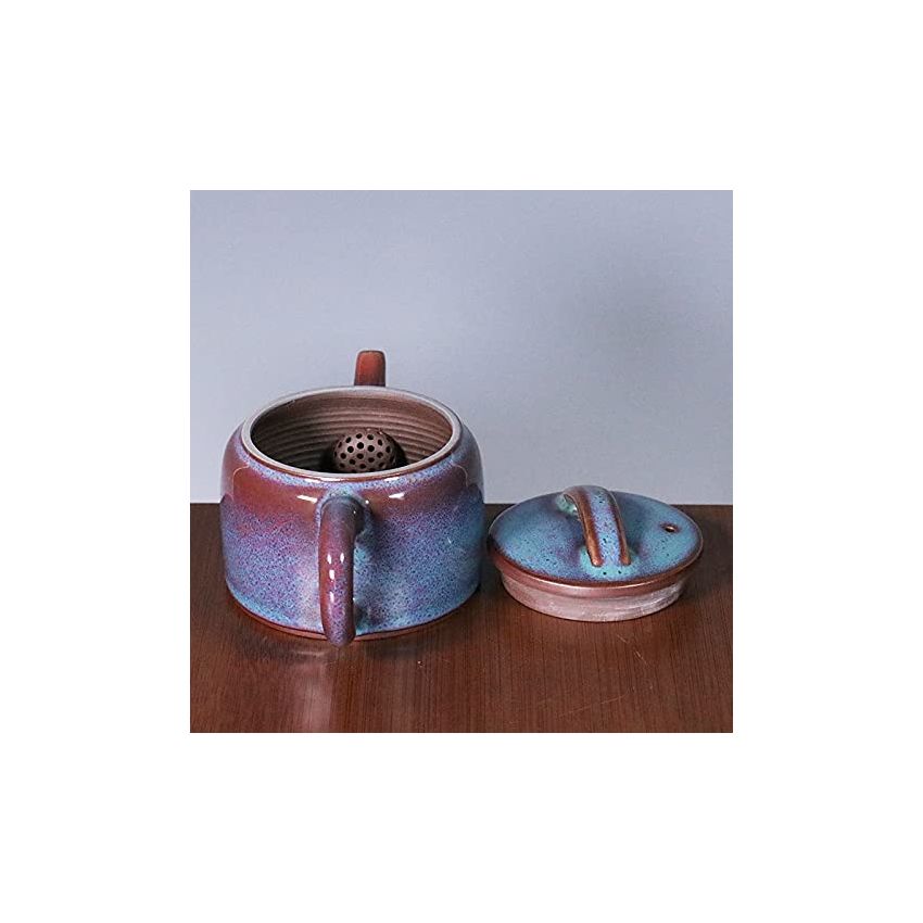 Jun Kiln Porcelain Tea setteapot Antique Porcelain Fresh and Unique Colors