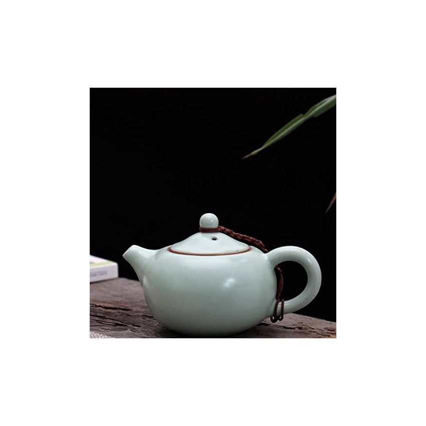 Ruya Tea Kettles Ceramic kung Fu Tea Set Tea Maker Jingdezhen Ru Porcelain Art Teapot Collect-Play #03