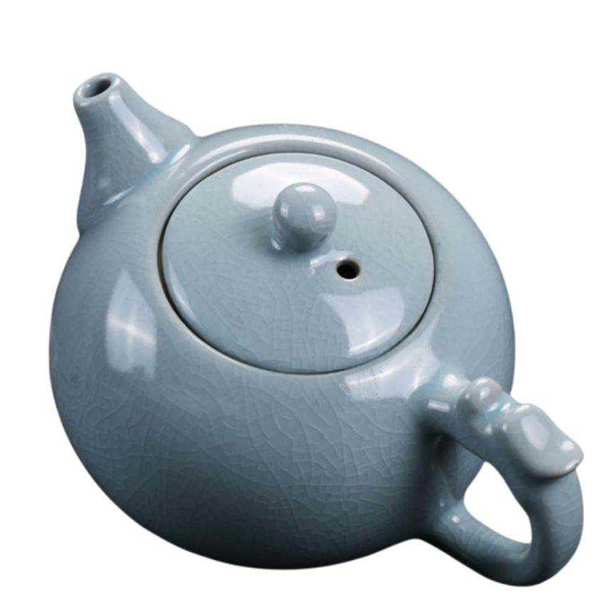 Exquisite Ru Porcelain Coffee cup- Traditional Chinese Ceramics with Natural High-Temperature Firing