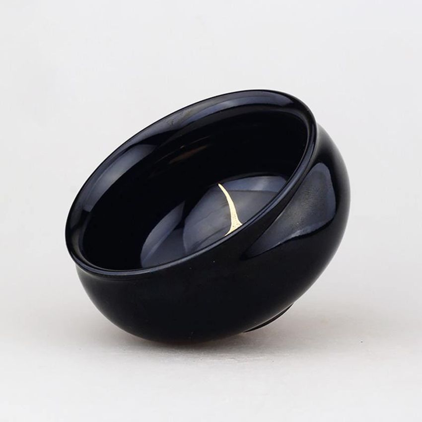 Golden Leaf Jianzhan Tenmoku Tea Cup 160ml 5.41oz Ceramic Tea Bowl Coffee Mug Chinese Traditional Kiln Fired Crafts with Certificate+giftbox