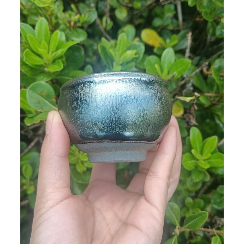 Jian Ware/Jianzhan Tenmoku Tea Bowls, Small 80ml Tenmokus Tea Cups Porcelain