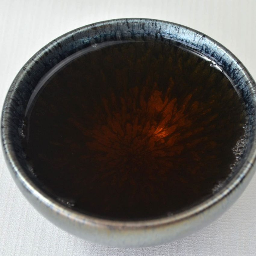 Chinese Kungfu Teacup Tea Bowl Temmoku Jianzhan Cup (3oz)