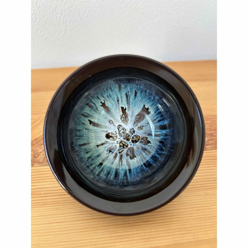 Kiln Hen Tenmoku Glaze Tea Cup