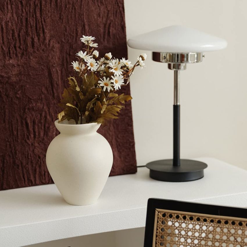 Retro Flower Vase, Crock Milk Can Shape, Flower Arrangement, Nordic Ornament Living Room Decoration