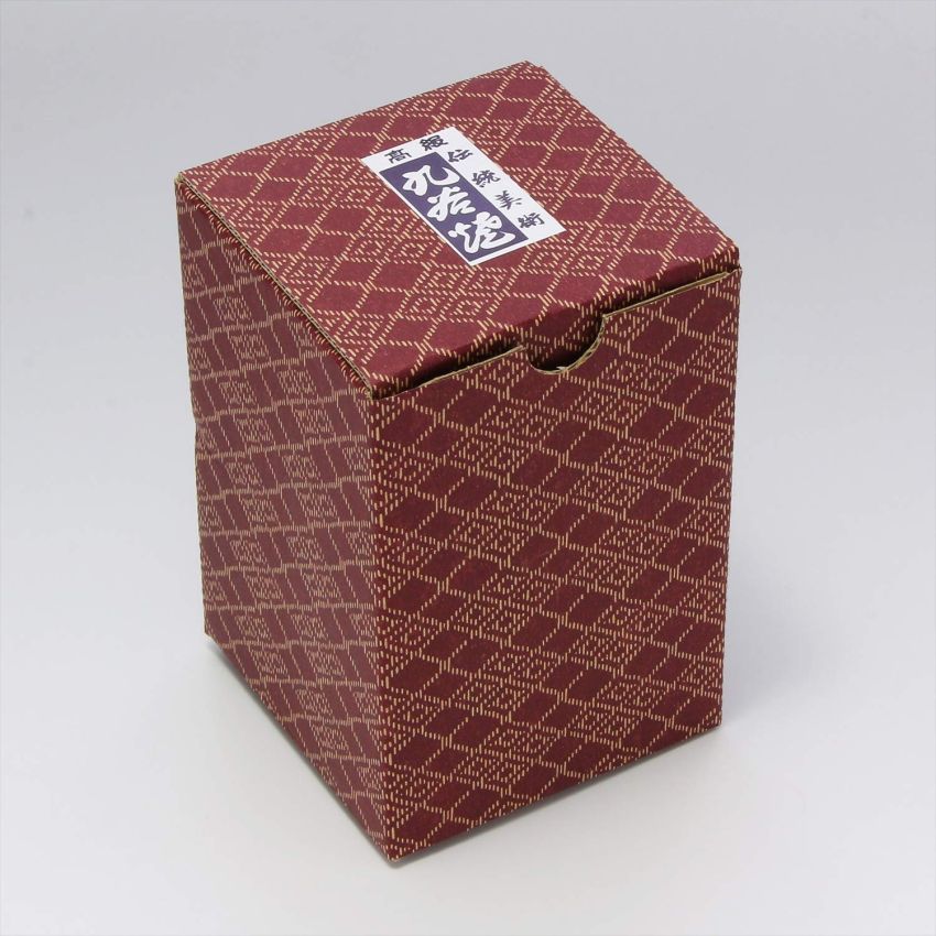 Kutaniyaki Kutaniyaki Kamamoto Seizangama 32K19S3A Kutaniyaki Kiln, Free Cup, Tenmoku Silver Color, Red Color