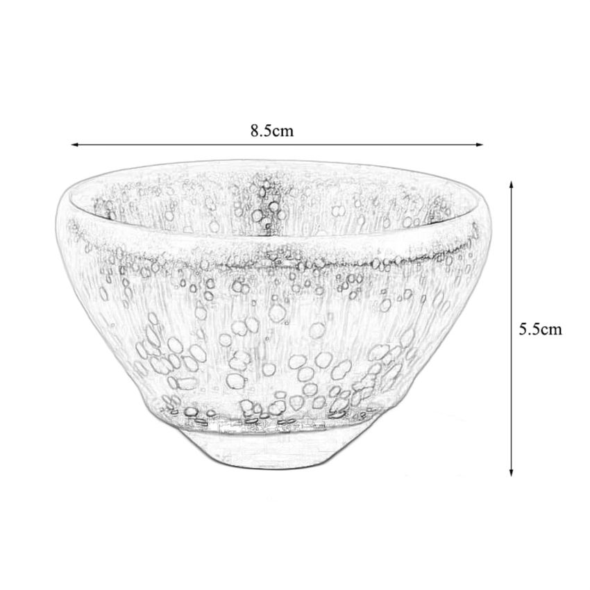 Jianzhan Tenmoku Handmade Ceramic Teaware Ancient Kiln Fired Ceramic Mug Chinese Kungfu Tea Cup Unique Porcelain Master Tea Bowl