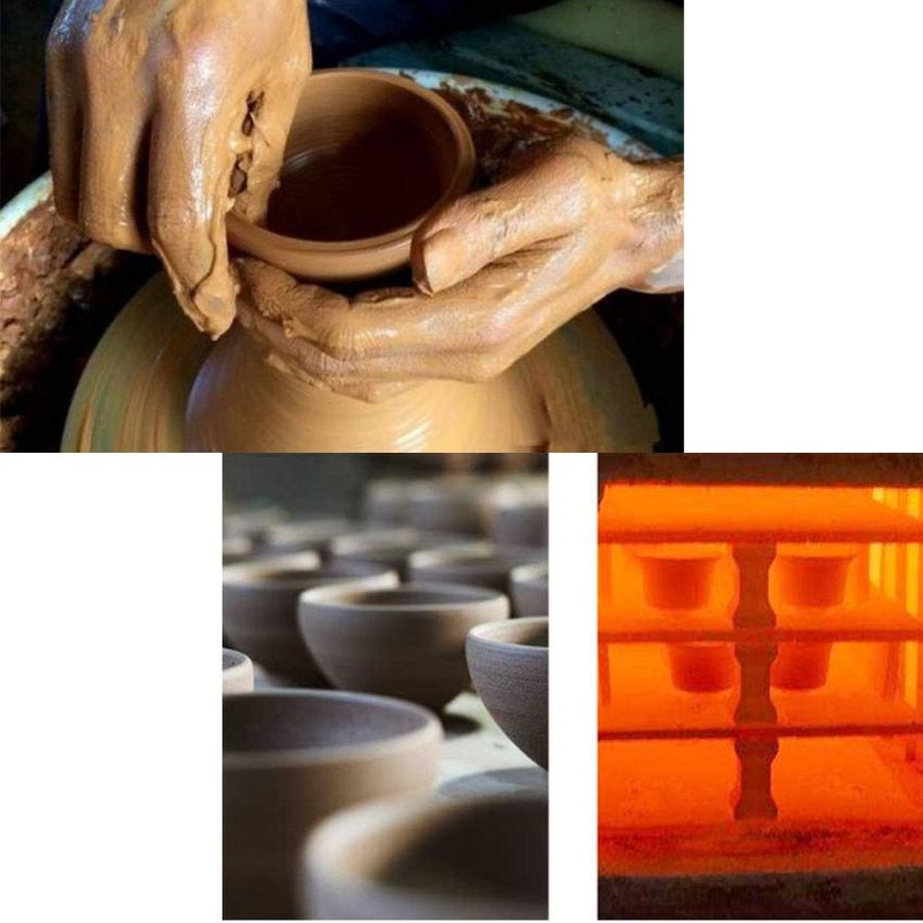 One Featured JianZhan Raw Ore Tenmoku Colorful Wide Mouth Tea Cups Handmade Ceramic kung fu Tea Cup - NO.58