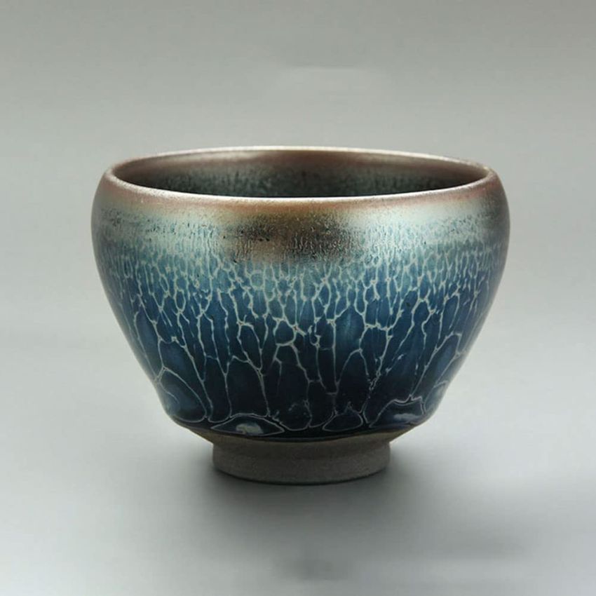 ND JianZhan Tenmoku Ceramic Handmade Teacup Porcelain Teacup Kungfu Tea Cup Tenmoku Teacup Master Teacup Ceremonial Matcha Tea Mug Shape.9