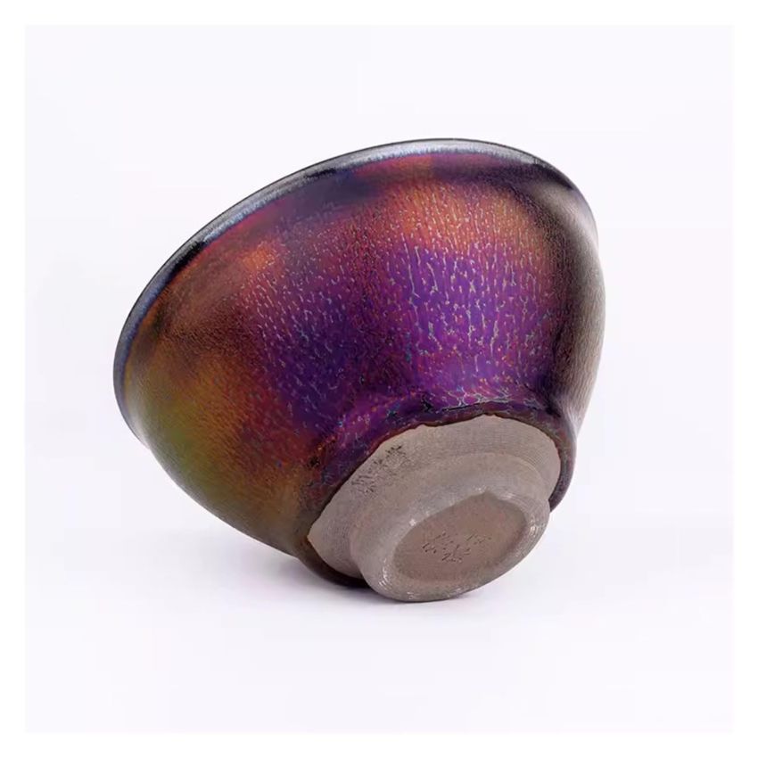 Chinese Tea Cup Ceramic Jianzhan Teaware Handmade Unique Multi-use Porcelain Tea Bowl Exquisite Colorful Kung Fu Tenmoku