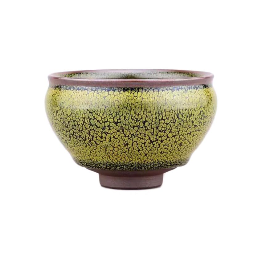 Chinese Tea Cup Ceramic Jianzhan Teaware Handmade Master's Cup Multi-use Porcelain Tea Bowl Colorful Unique Kung Fu Tenmoku