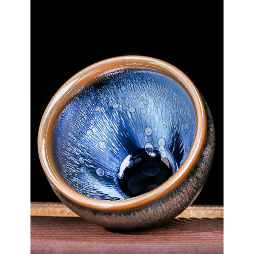 ND JianZhan Tenmoku Ceramic Handmade Teacup Porcelain Teacup Kungfu Tea Cup Tenmoku Teacup Master Teacup Ceremonial Matcha Tea Mug Shape.30