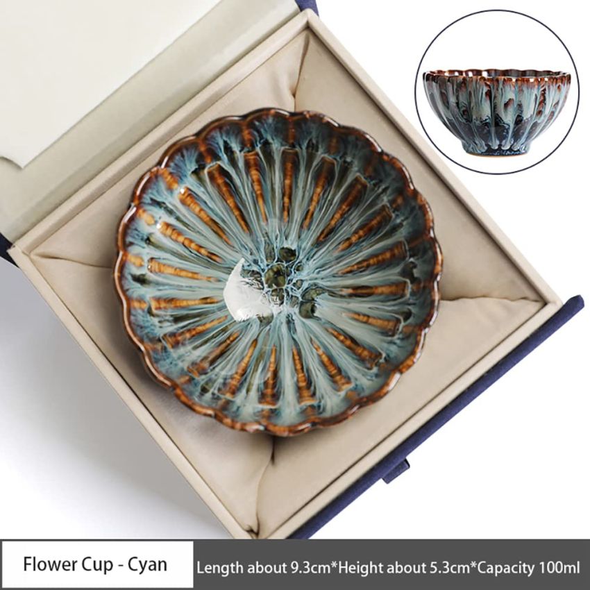 JianZhan Tenmoku Ceramic Handmade TeaCup Porcelain Teacup Kungfu Tea Cup Tenmoku Teacup Master Teacup Ceremonial Matcha Tea Mug Shape.9