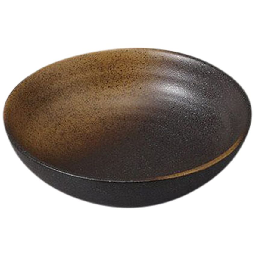 せともの本舗 Set of 10, Medium Bowl, Bizen Style Gold Tea Buki, 4.5 Ball, 5.9 x 1.8 inches (15 x 4.5 cm), Restaurant, Ryokan, Japanese Tableware, Restaurant, Commercial Use, Tableware, Tableware