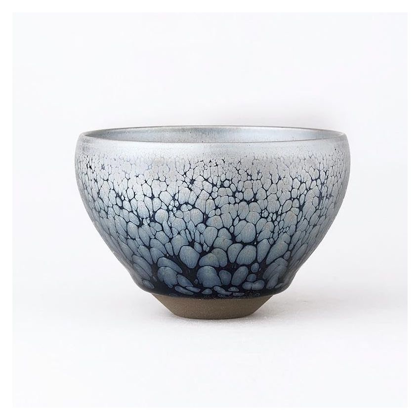Handmade Jianzhan Tenmokus Tea Cups You Di Style, 5.07oz/150ml Chinese Jian Ware/Jian Zhan Tea Bowl, Porcelain Teacup Junyao Bowl