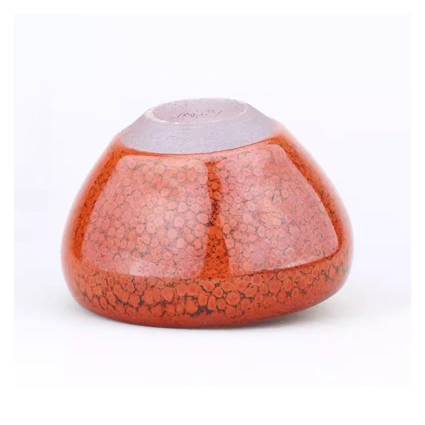Jianzhan Tea Cup Chinese Ceramic Mug Handmade Unique Multi-use Porcelain Tea Bowl Red Luck Partridge Spot Exquisite Kung Fu Teaware Tenmoku