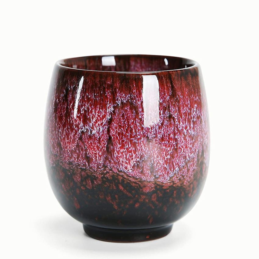 Chinese Ceramic Tea Cup Kung Fu Tea Cup Porcelain Tea Set Jun Ware Cup