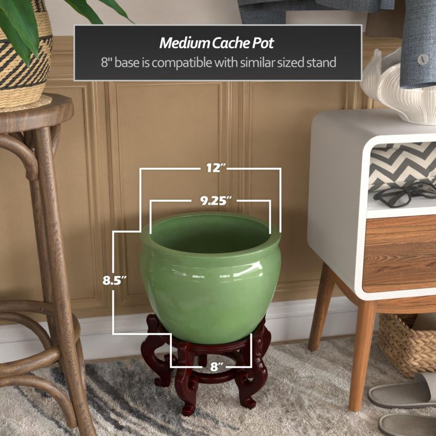 Red Lantern BW-12FISH-CEL Fishbowl Planter, 12