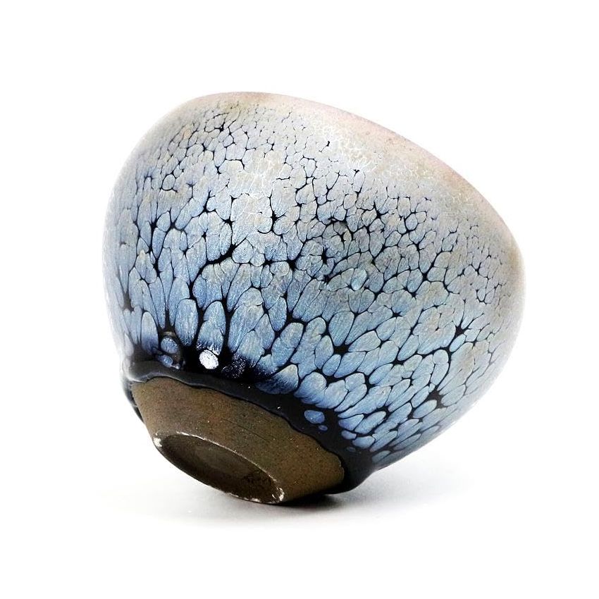 Handmade Jianzhan Tenmokus Tea Cups You Di Style, 5.07oz/150ml Chinese Jian Ware/Jian Zhan Tea Bowl, Porcelain Teacup Junyao Bowl