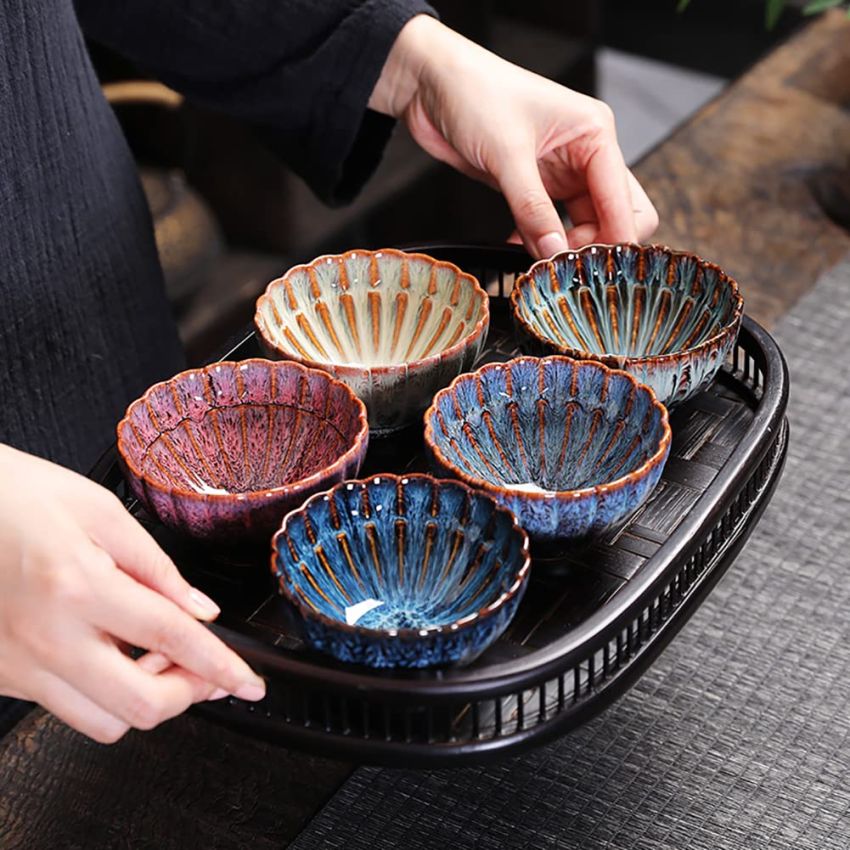 JianZhan Tenmoku Ceramic Handmade TeaCup Porcelain Teacup Kungfu Tea Cup Tenmoku Teacup Master Teacup Ceremonial Matcha Tea Mug Shape.12