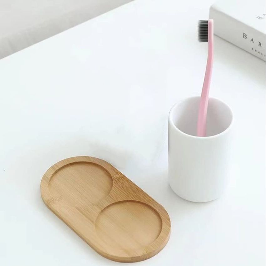 Japanese Simple Black and White Style handleless Ceramic Mug Hotel Teacup Toothbrush Cup Washing Mouth Cup. (White)