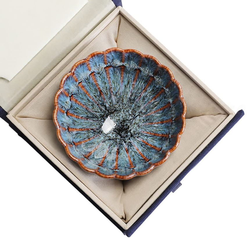 JianZhan Tenmoku Ceramic Handmade TeaCup Porcelain Teacup Kungfu Tea Cup Tenmoku Teacup Master Teacup Ceremonial Matcha Tea Mug Shape.12