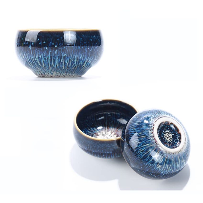 JianZhan Tenmoku Ceramic Handmade TeaCup Porcelain Teacup Kungfu Tea Cup Tenmoku Teacup Master Teacup Ceremonial Matcha Tea Mug Shape.3