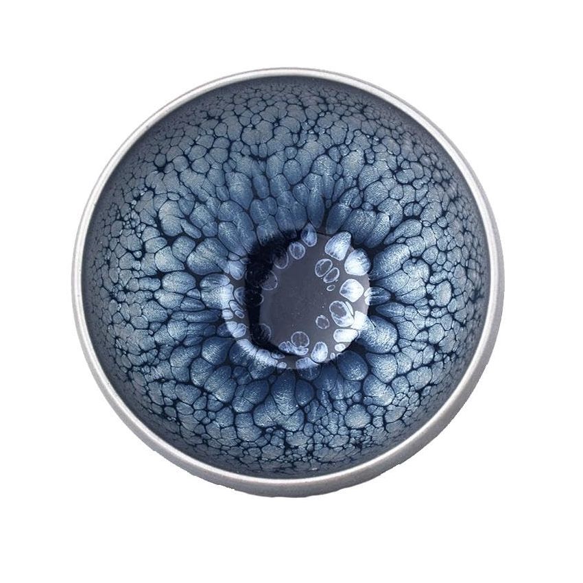 Handmade Jianzhan Tenmokus Tea Cups You Di Style, 5.07oz/150ml Chinese Jian Ware/Jian Zhan Tea Bowl, Porcelain Teacup Junyao Bowl