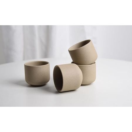 Ceramic teacups set of 4,No Handle Chinese KungFu Tea cups,3.5oz Teacups Japanese Teacup Set,Ceramic Tea Cup,4Pcs
