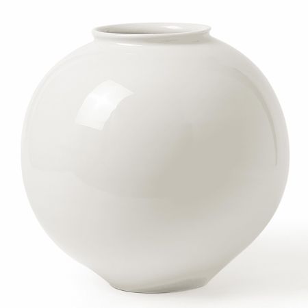 Kokrose Terracotta Table Vase, White Large Pottery Vase, Rustic Vase for Home Decor, Ceramic Vases for Centerpieces, Floor Vase for Pampas Grass