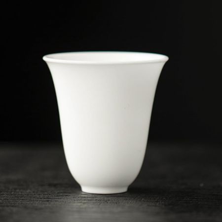 Dehua White Porcelain Tea Cup Master Cup Home Ceramic Cup Single Cup Personal Special Tea Cup Guest Cup Tea Room set logo (White porcelain fragrance cup)