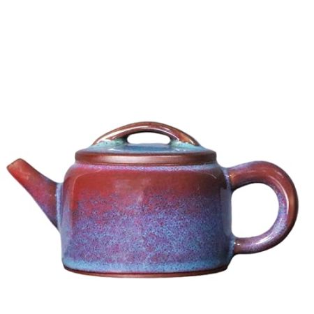 Jun Kiln Porcelain Tea setteapot Antique Porcelain Fresh and Unique Colors