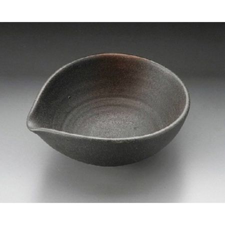 Small Bowl (Pair) Bizen Style Single Mouth Small Bowl (Large) 5.0 x 4.3 x 2.0 inches (127 x 110 x 50 mm), Japanese Tableware, Restaurant, Commercial Use