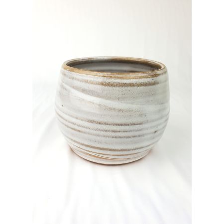 Hand Thrown Pottery Stemless Wine Glass or Drinking Cup in Shale Handmade in North Carolina